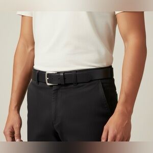 Brighton Men’s Black Leather Work Belt.